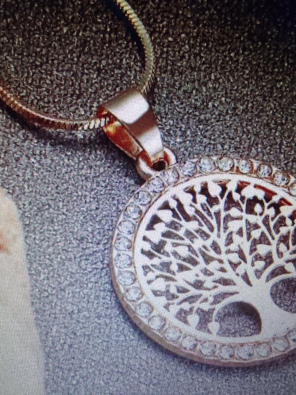 Exquisite Tree of Life ROSE-GOLDEN pendant&necklace, etc. brand new